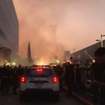 Botafogo embarca com festa para enfrentar o São Paulo -  (crédito: Foto: Reprodução/BotafogoTV)