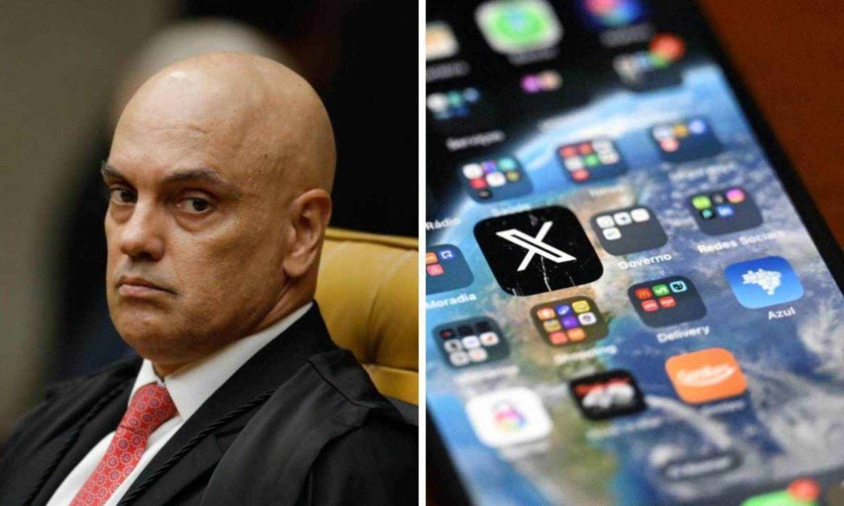 Alexandre de Moraes determinou a suspensão do X em 31 de agosto -  (crédito: AFP)