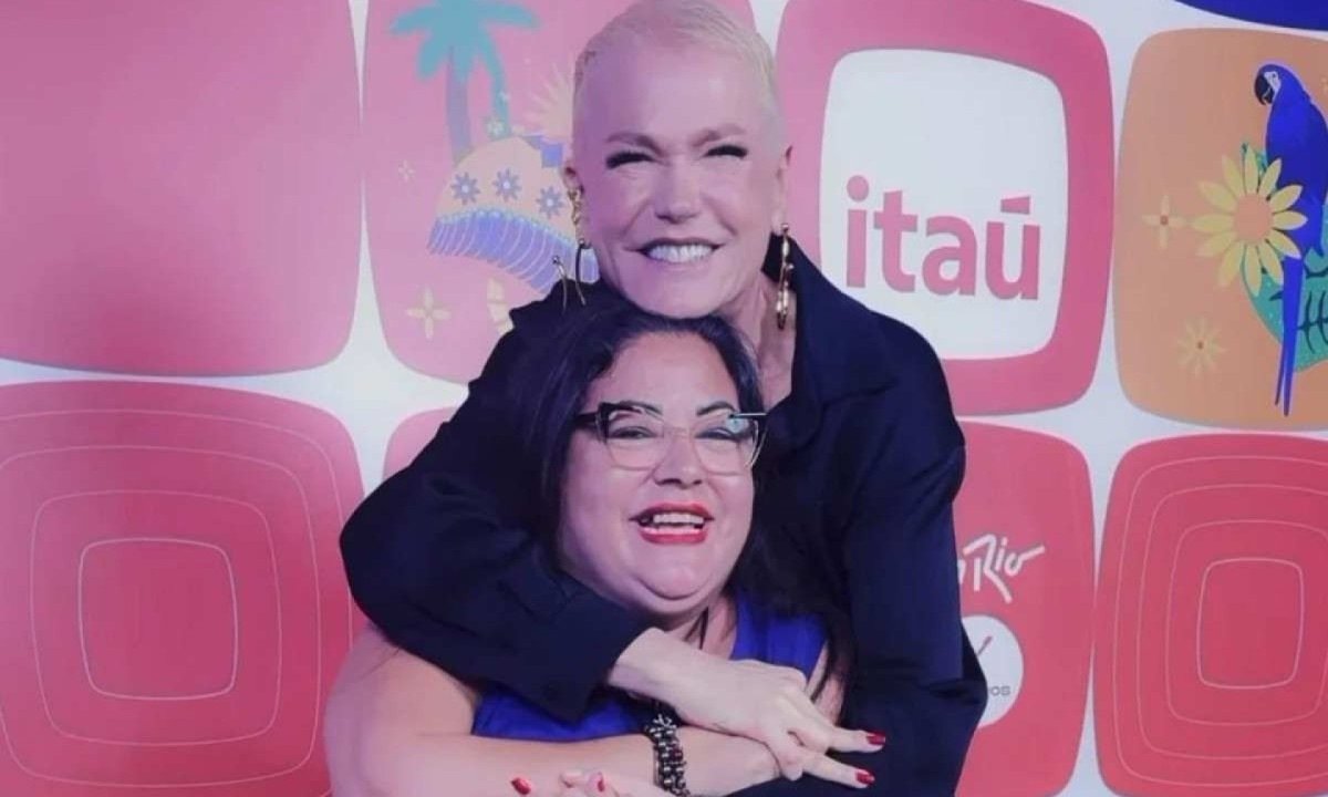 Patrícia Veloso se encontrou com Xuxa no Rock in Rio -  (crédito: Reprodução Instagram)