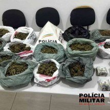 Suspeito de fazer delivery de drogas é preso com mais de 58 mil dólares - PMMG/Divulgação