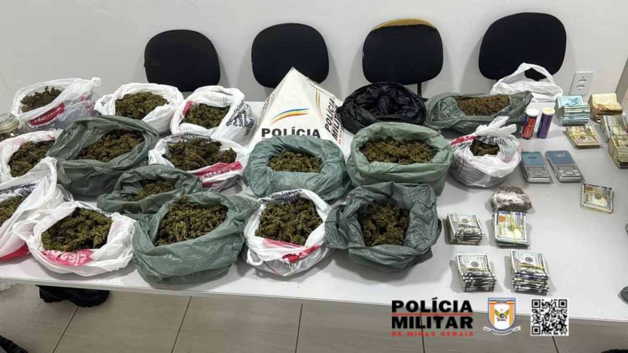 Suspeito de fazer delivery de drogas é preso com mais de 58 mil dólares