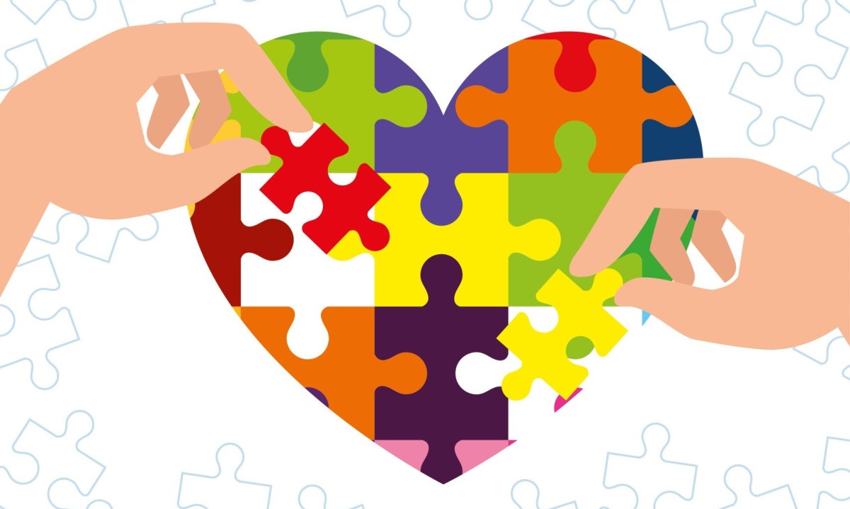  world autism day with heart of puzzle pieces vector illustration design
     -  (crédito: DINO)