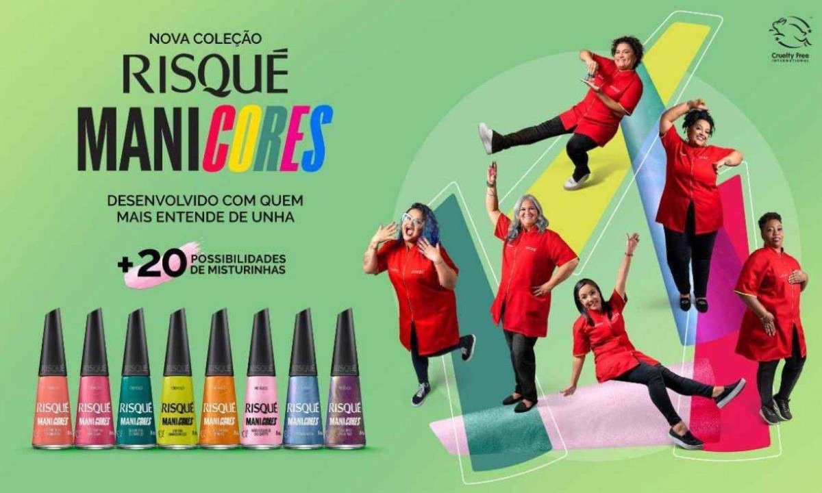 Manicures são garotas propagandas de coleção de esmaltes -  (crédito: Divulgação)