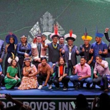 Evento da Taça dos Povos Indígenas aconteceu na sede da CBF - (crédito: Rafael Ribeiro/CBF) Evento da Taça dos Povos Indígenas aconteceu na sede da CBF - (crédito: Rafael Ribeiro/CBF)