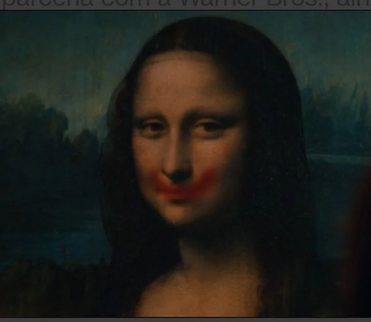 Museu do Louvre publica Monalisa com sorriso do Coringa