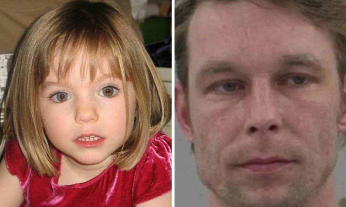 Madeleine McCann e o suspeito de seu sequestro, Christian Brueckner -  (crédito: Reprodução)