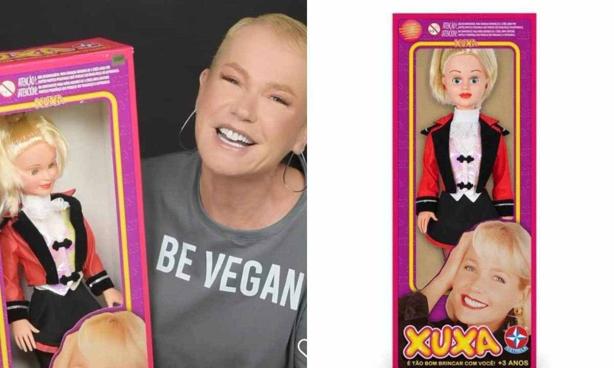 Boneca da Xuxa que fez sucesso nos anos 1990 voltou a ser comercializada no valor de R$ 249 -  (crédito: Instagram / Reprodução )