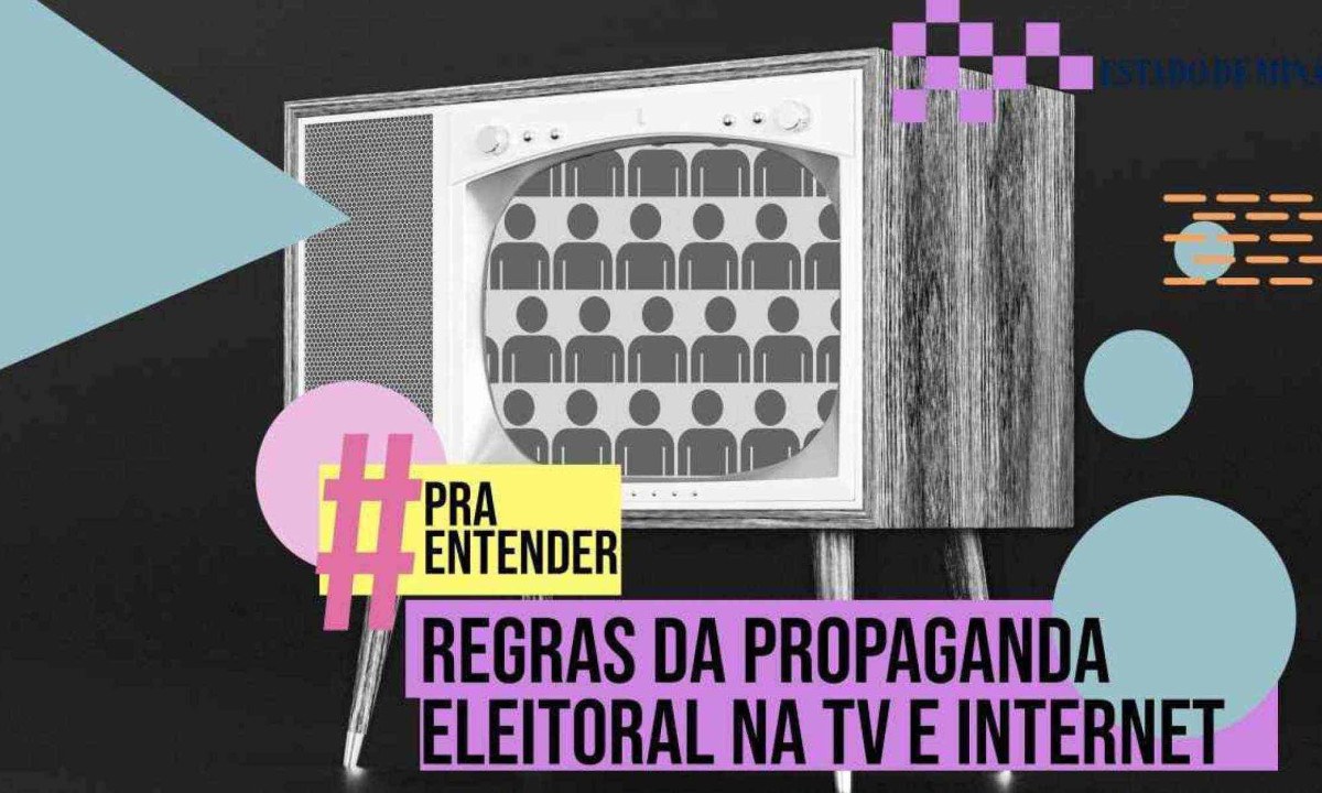 Vídeo explica as regras para as campanhas, propagandas e uso de IA nas eleições -  (crédito: Arte EM)