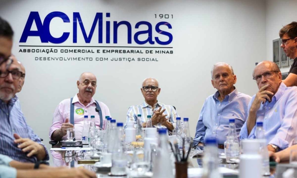 Fuad Noman (PSD) se reuniu com lideranças da ACMinas nesta sexta-feira (27/09) -  (crédito: Divulgação)