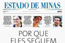 Capa impressa do Estado de Minas de 29/9/2024