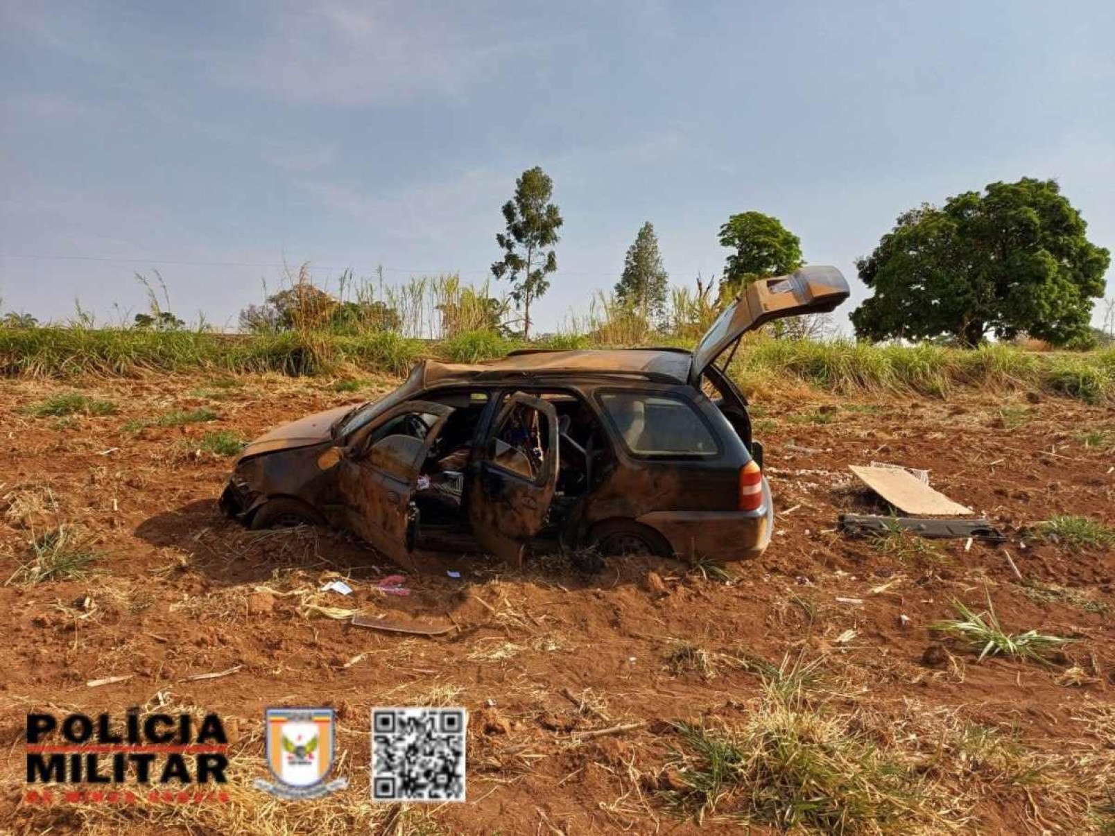 Minas: bebê de um ano morre em acidente de carro