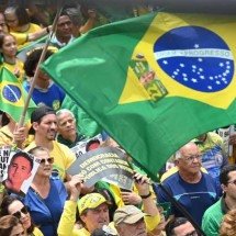 Pacheco é chamado de ‘covarde’ e ‘omisso’ durante ato contra Moraes em BH - LEANDRO COURI/EM/DAPRESS