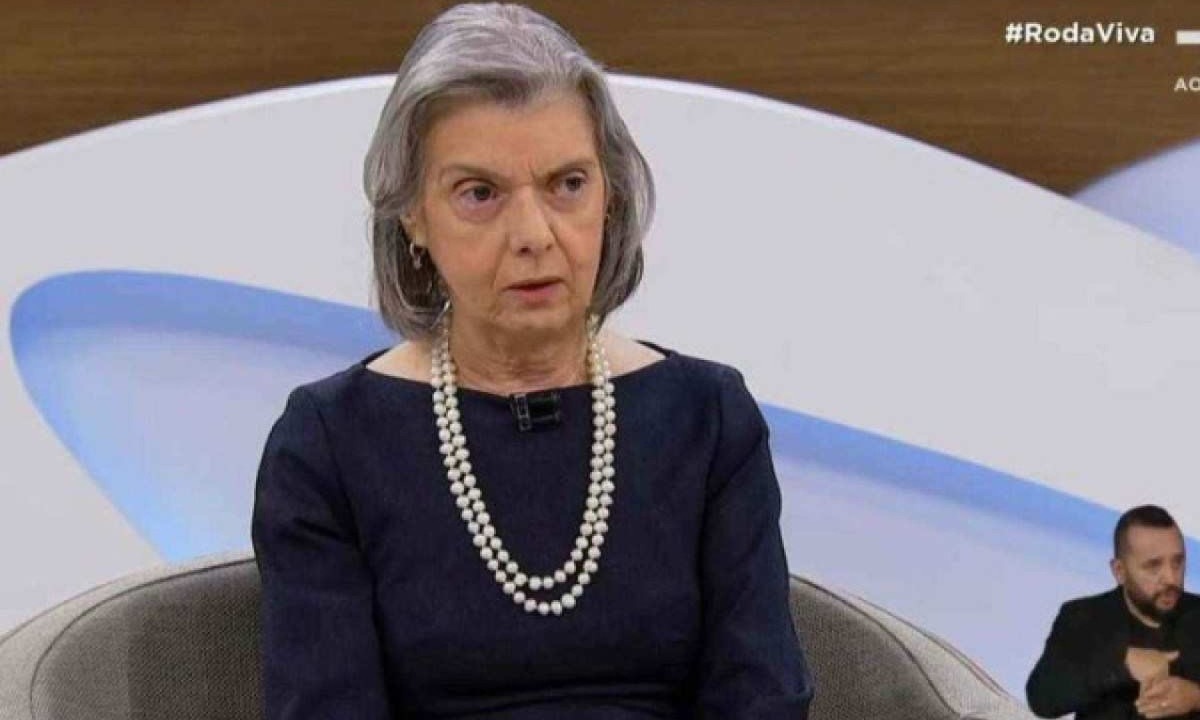 Ministra Cármen Lúcia é a entrevistada do Roda Viva desta segunda-feira (30/9) -  (crédito: Reprodução/TV Cultura)