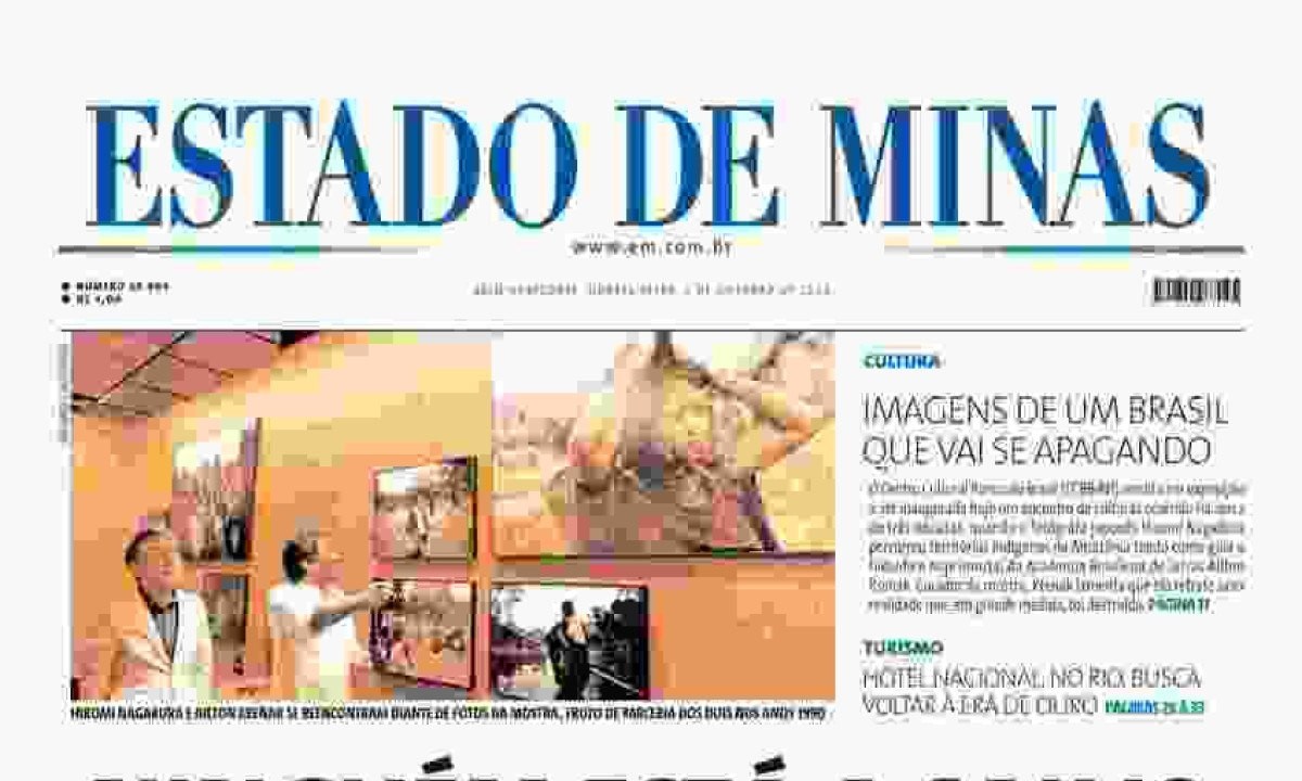  ESTADO DE MINAS -  (crédito: CAPA DO ESTADO DE MINAS)