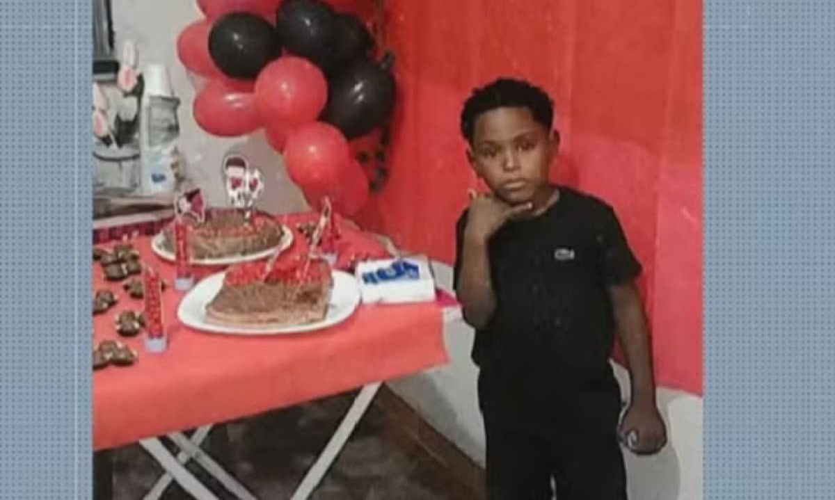 Ythallo Raphael, 6 anos -  (crédito: Reprodução/ TV Globo)