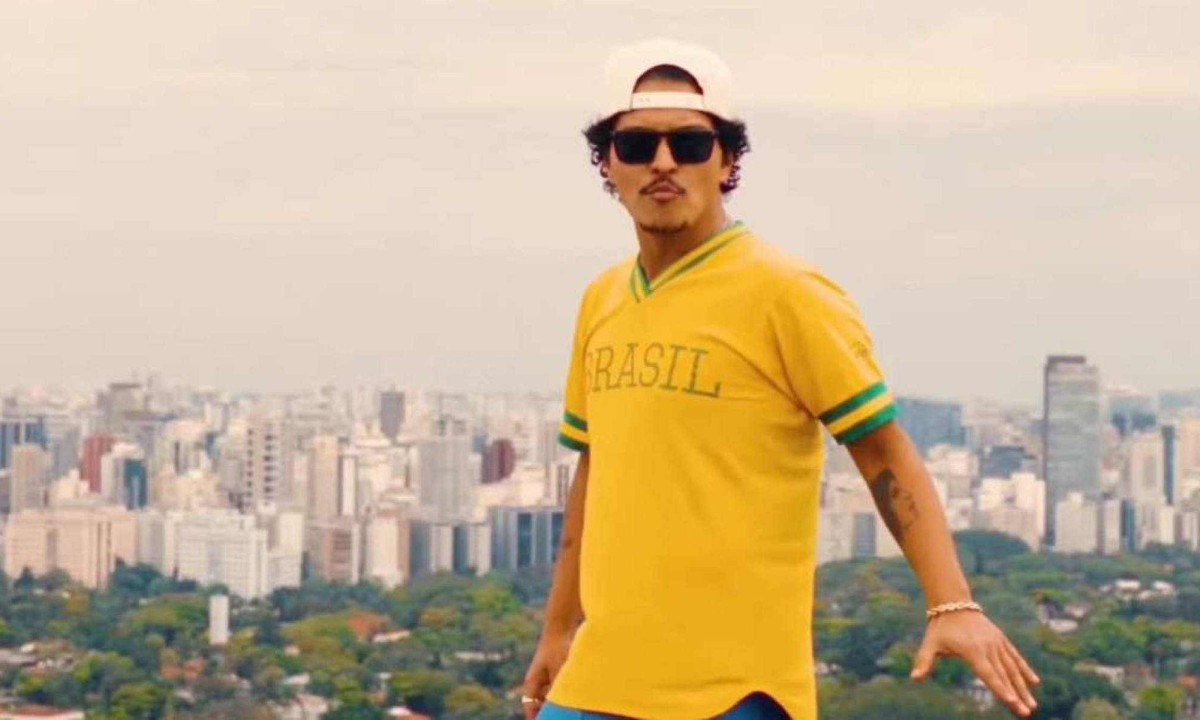 Bruno Mars chega ao Brasil para turnê -  (crédito: Reprodução )