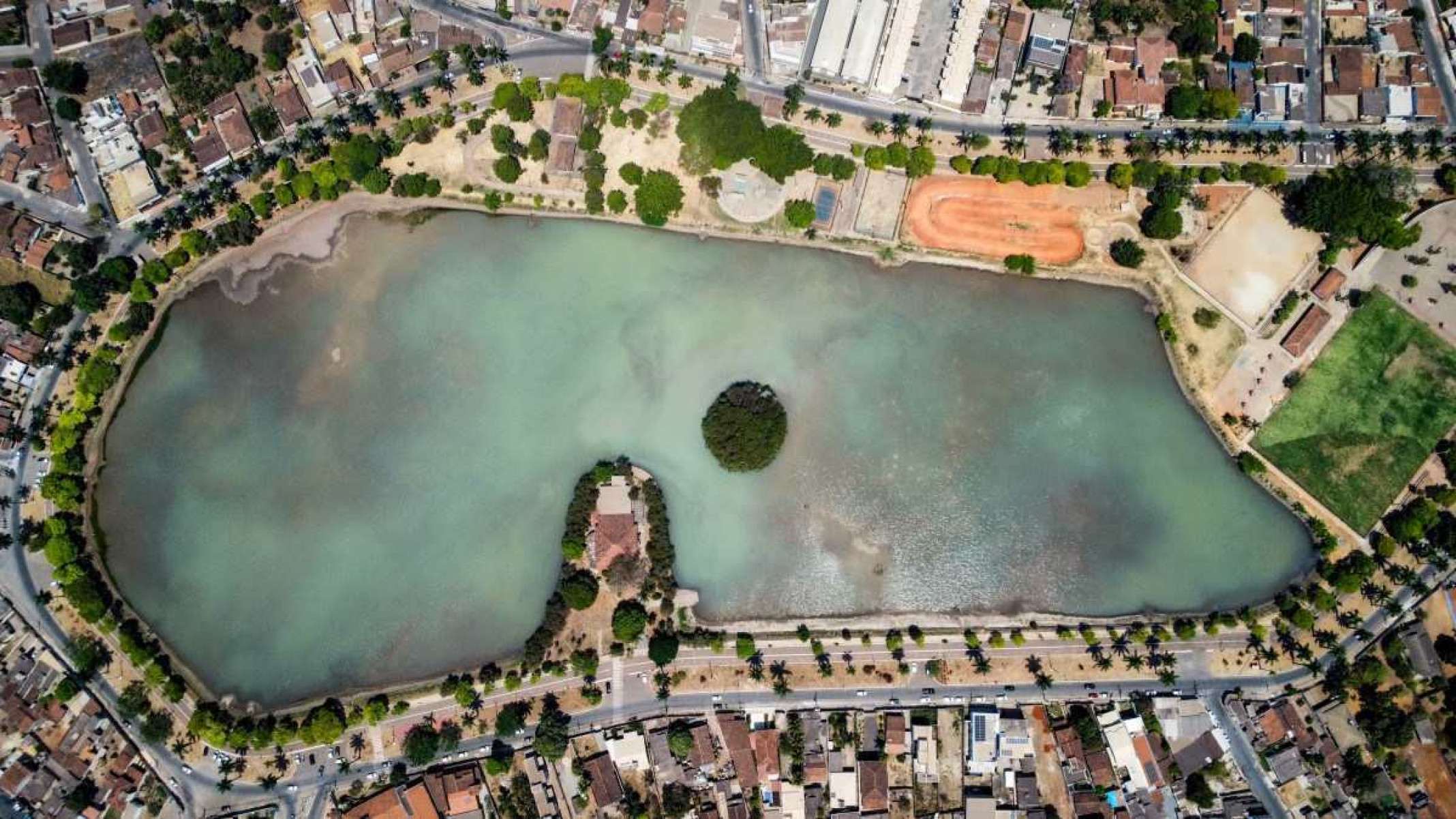 A água da lagoa Boa Vista não é utilizada para abastecimento da população.