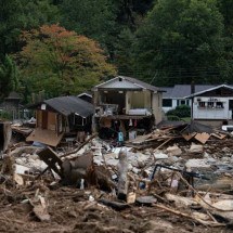 Furacão Helene: 200 pessoas já morreram nos Estados Unidos - Allison Joyce / AFP