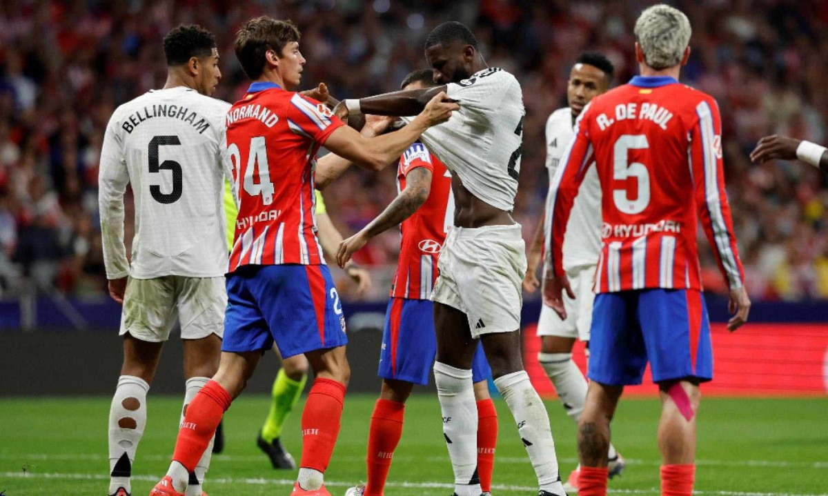 Atlético de Madrid vai expulsar mais dois torcedores após confusão e racismo em clássico -  (crédito: No Ataque Internacional)