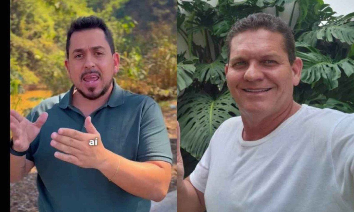Levantamento aponta Gabriel Parreiras na liderança da corrida para a prefeitura de Brumadinho; seguido por Guti da Pré-moldados -  (crédito: Reprodução/Redes Sociais)
