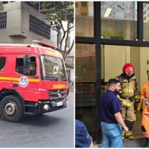 Incêndio atinge 8º andar de edifício no Centro de BH; prédio é evacuado - CBMMG