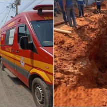 MG: trabalhador é soterrado em obra e bombeiros fazem até escavação manual - CBMMG