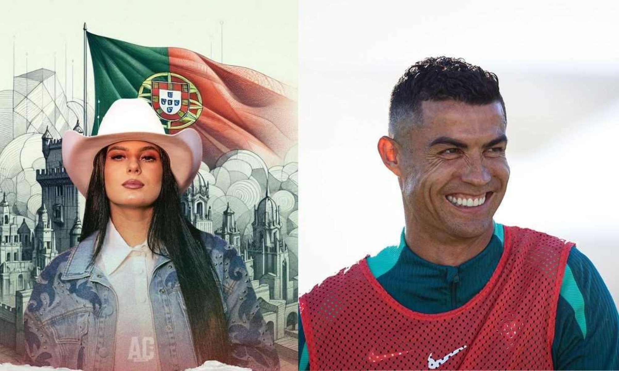 Veja o que Ana Castela ganhou de Cristiano Ronaldo