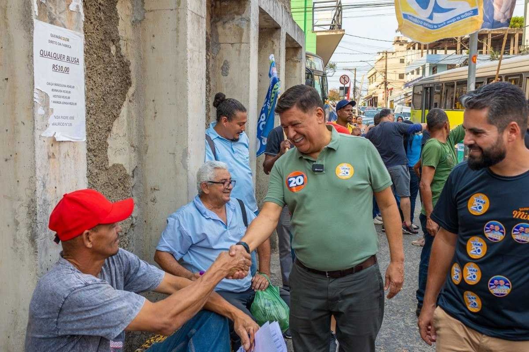 No Bairro Nova Cintra, Viana promete integração com a nova linha do metrô