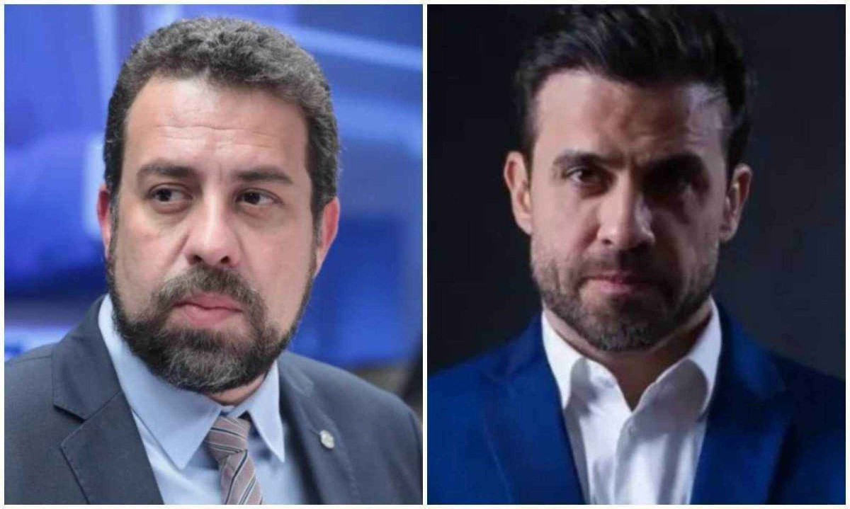 Pablo Marçal (PRTB) e Guilherme Boulos (PSOL) trocaram acusações nas redes sociais na noite desta sexta-feira (4/10) -  (crédito: Reprodução )