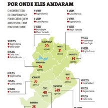 Campanha eleitoral em BH foi mais intensa na Regional Centro-Sul  - Paulo Gomes/EM/D.A. Press