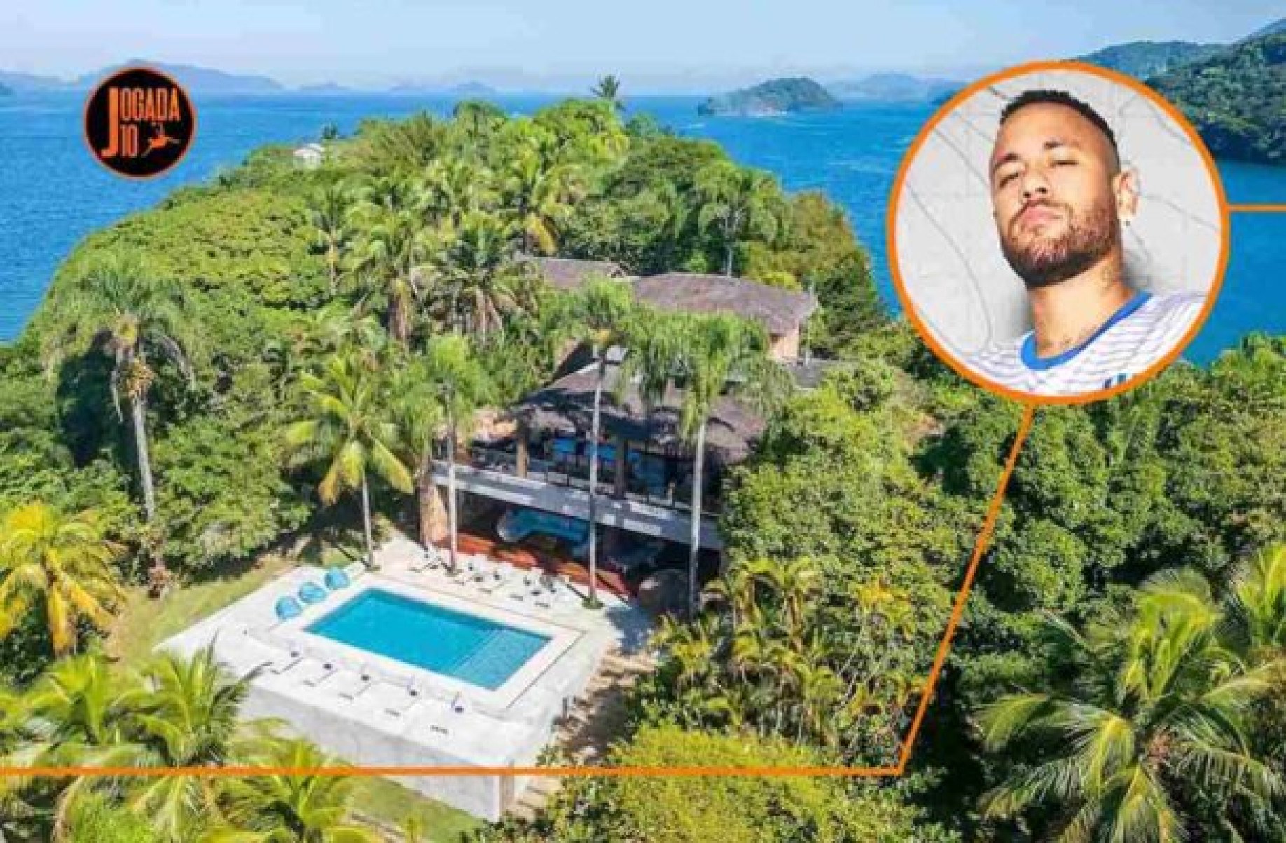 Neymar deve comprar ilha paradisíaca em Angra dos Reis