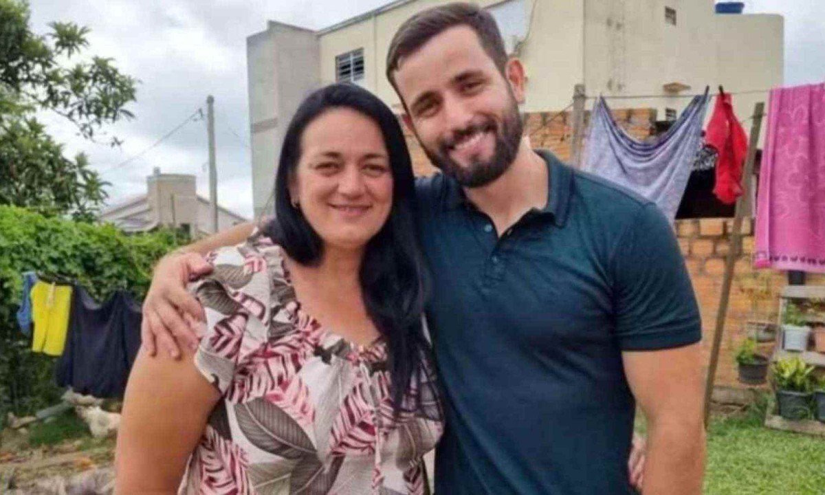 Luciane Amaral e o filho Matteus, vice-campeão do BBB 24 -  (crédito: Reprodução / redes sociais)