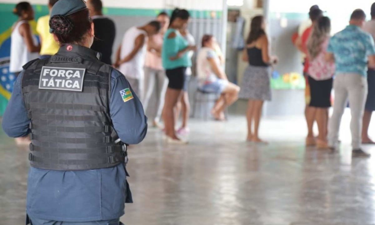 Polícia Militar de Sergipe monitora locais de votação  -  (crédito: Reprodução/ Polícia Militar de Sergipe )