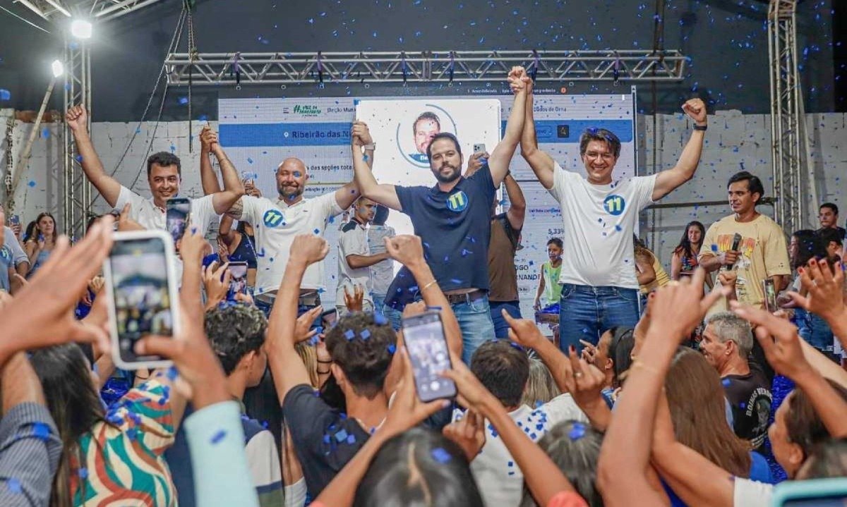 Com mais de 80% dos votos válidos, Túlio Raposo é eleito em primeiro turno -  (crédito:  Thalmo Luiz/Campanha Túlio Raposo)