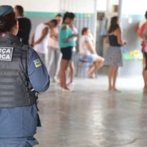 Mulher é esfaqueada em local de votação por ex que foi baleado - Reprodução/ Polícia Militar de Sergipe 