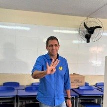 Eleito em Betim, Heron cita chuva como primeiro desafio a enfrentar - Ronaldo Silveira/Campanha Heron Guimar&atilde;es