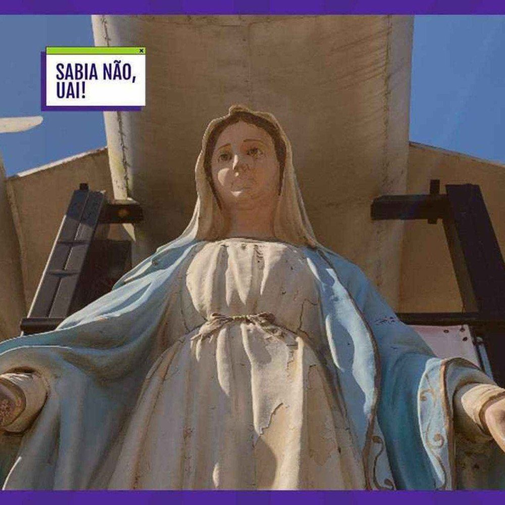 A santa que caiu do céu