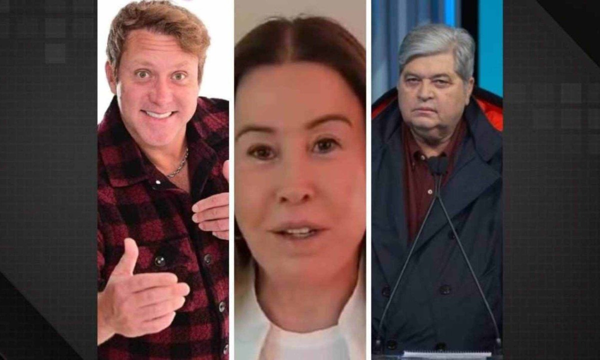 Sérgio Hondjakoff, Zilu Camargo e Datena disputaram as eleições 2024 -  (crédito: Reprodução/Redes sociais)