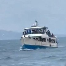 Tragédia: um barco com 278 pessoas a bordo virou no Congo - reprodução/redes sociais
