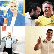 Polarização entre esquerda e direita vai ao 2º turno - Montagem