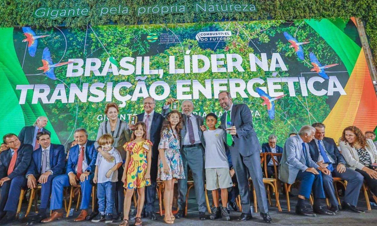 Lula durante visita à feira Liderança Verde Brasil Expo -  (crédito:  Ricardo Stuckert / PR)