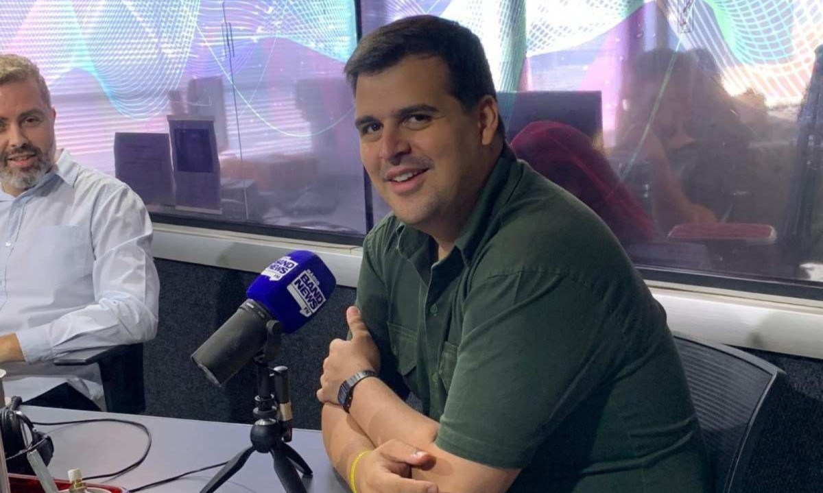 Bruno Engler foi sabatinado pela rádio BandNews nesta terça-feira (8/10) -  (crédito: Isabella Neres/BandNews FM)