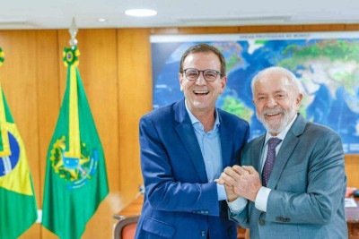 Prefeito reeleito do Rio de Janeiro, Eduardo Paes vai a Brasília se encontrar com presidente Lula -  (crédito: Ricardo Stuckert / PR)