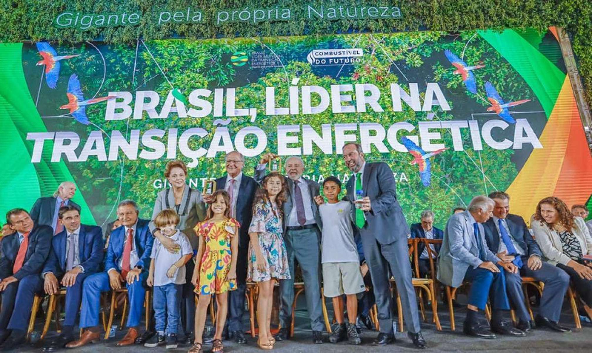 Lula durante visita à feira Liderança Verde Brasil Expo -  (crédito:  Ricardo Stuckert / PR)