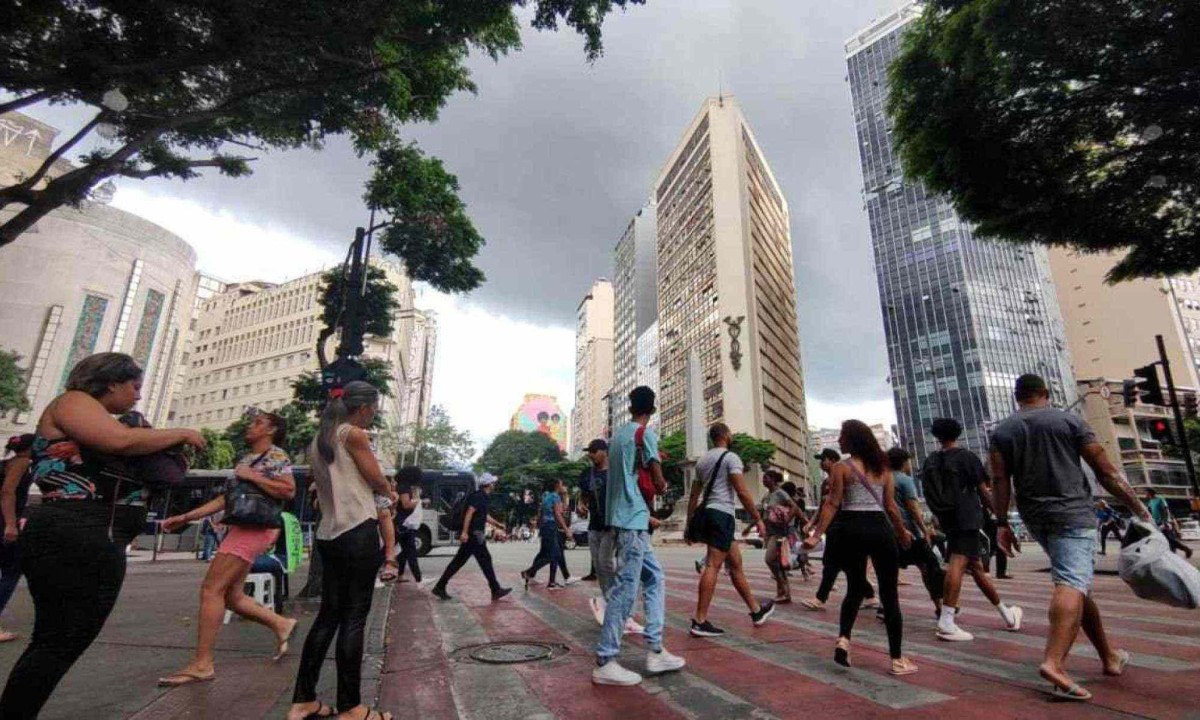 As precipita&ccedil;&otilde;es mais intensas devem ocorrer na quinta (10/10) e na sexta-feira (11/10) -  (crédito: Jair Amaral/EM/D.A Press. Brasil. Belo Horizonte - MG)