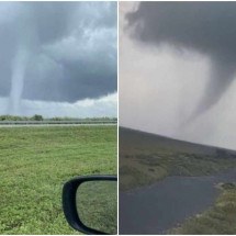 Vídeo: tornados atingem os EUA antes da chegada do furacão Milton - Reprodução/Instagram/@orangecosheriff