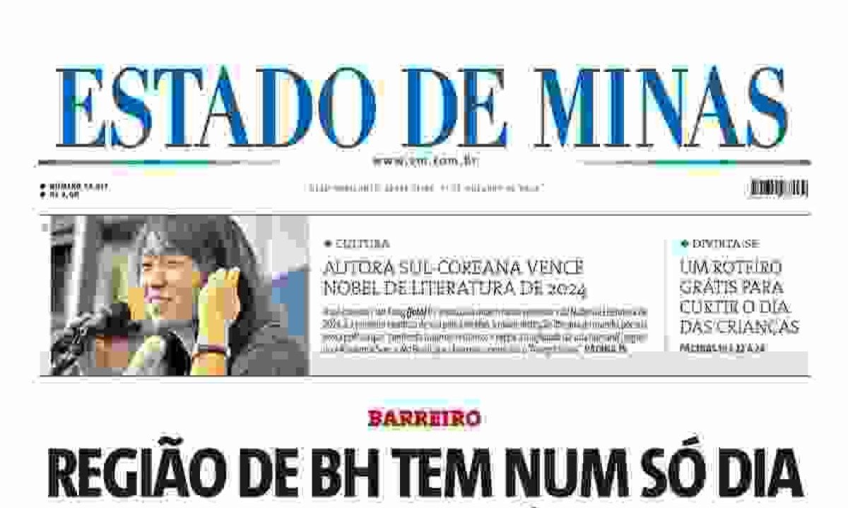 Estado de Minas -  (crédito: Capa do Estado de Minas)