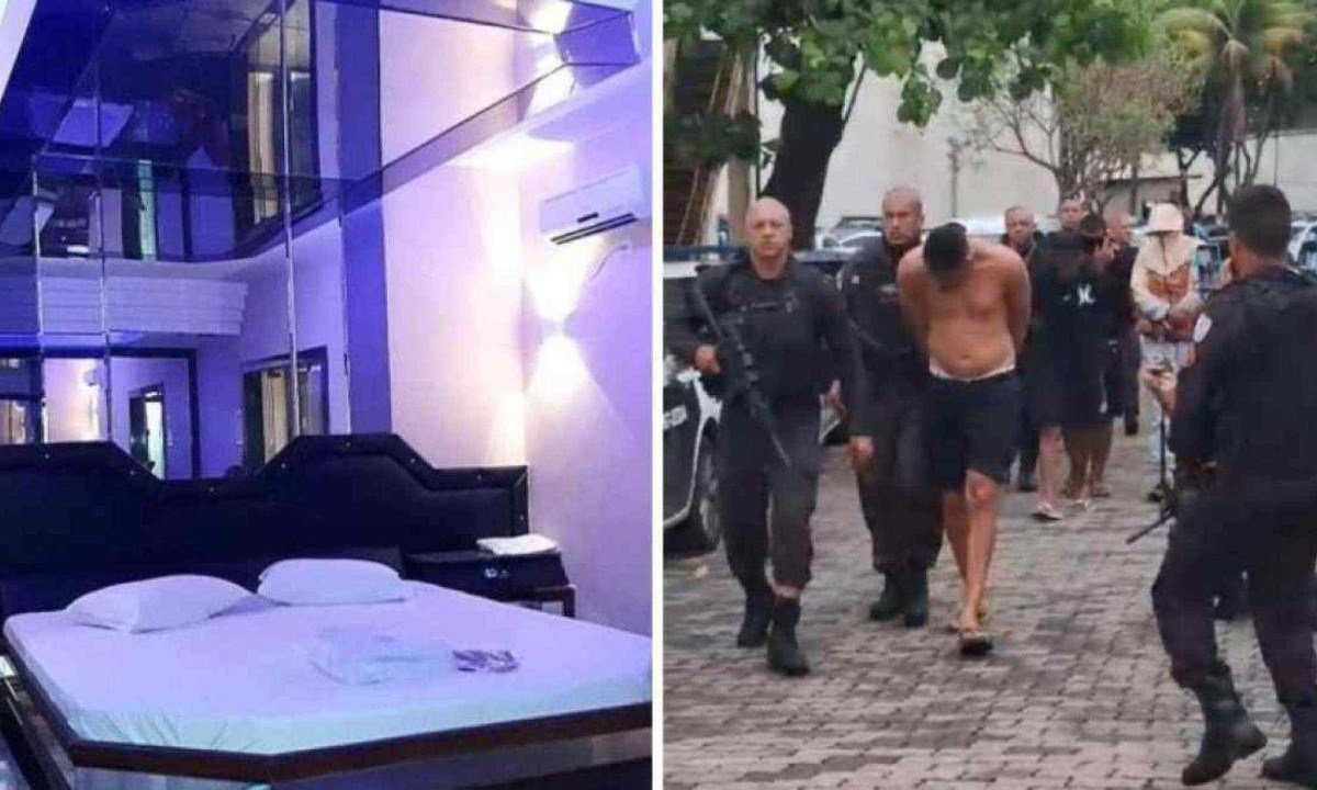 Prisões em motel aconteceram após fuga da polícia no Complexo de Israel -  (crédito: Reprodução)