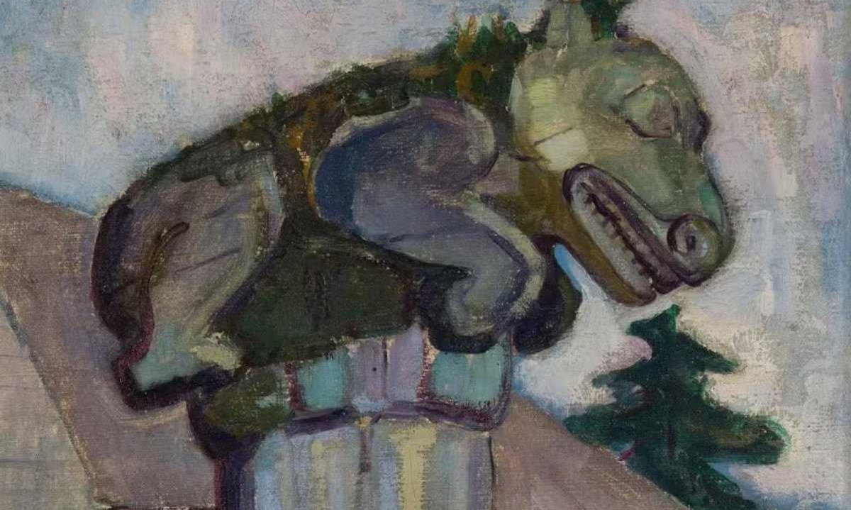 A pintura ser&aacute; exibida em galerias antes de ser leiloada -  (crédito: Reprodu&ccedil;&atilde;o/Facebook/Heffel Fine Art Auction House)