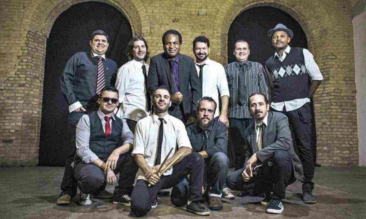 Formada por músicos de BH, banda Black Machine leva à frente o legado de James Brown, Tim Maia e Aretha Franklin -  (crédito: Emanuel Kaauara/divulgação)